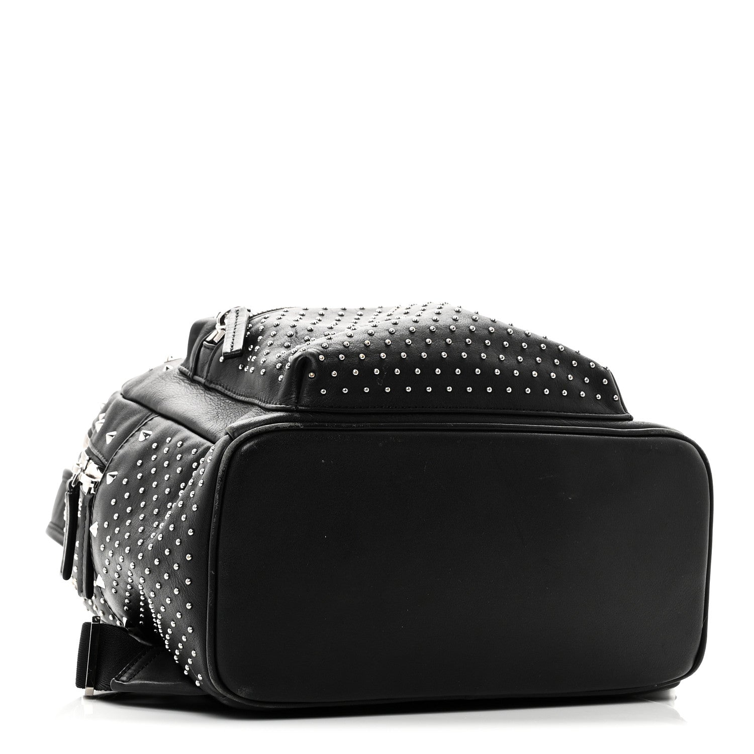 Calfskin Studded Small Stark Backpack Black