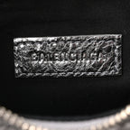 Metallic Agneau Arena Le Cagole Shoulder Bag XS Silver