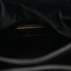 Padded Velvet Mini Bag Black