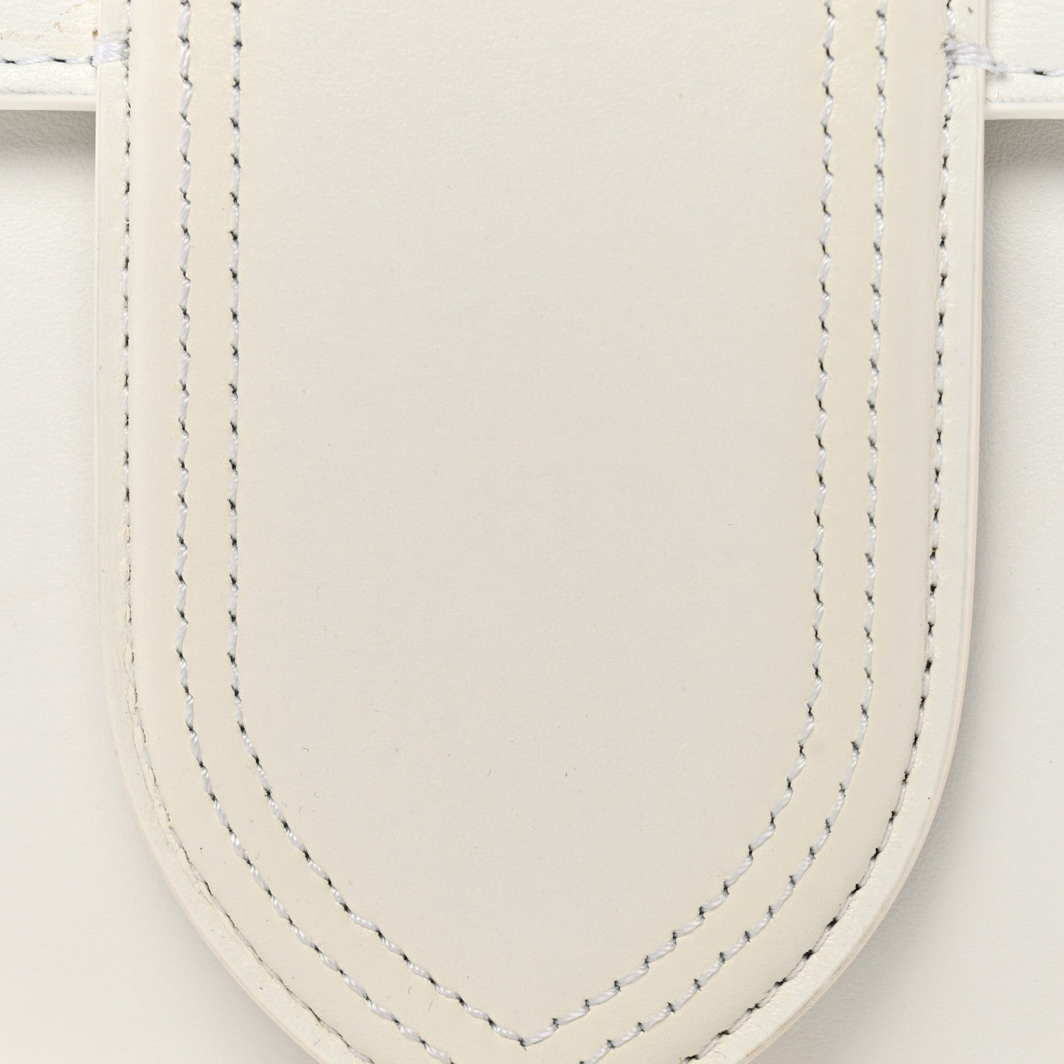 Smooth Calfskin Long Le Grand Bambino Clutch White