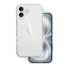 Entronix Bundle Compatible with iPhone 17 - [Hard] Glitter Clear Case & 2 Clear Screen Protectors
