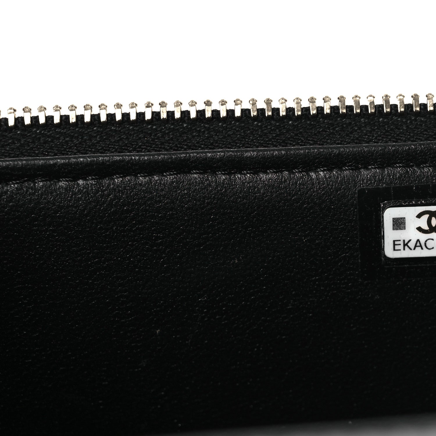 Lambskin Quilted Small Pillow Crush Vanity Case With Chain Black