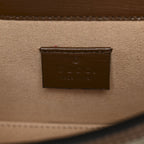 GG Supreme Monogram Mini Horsebit 1955 Shoulder Bag Beige Brown Sugar