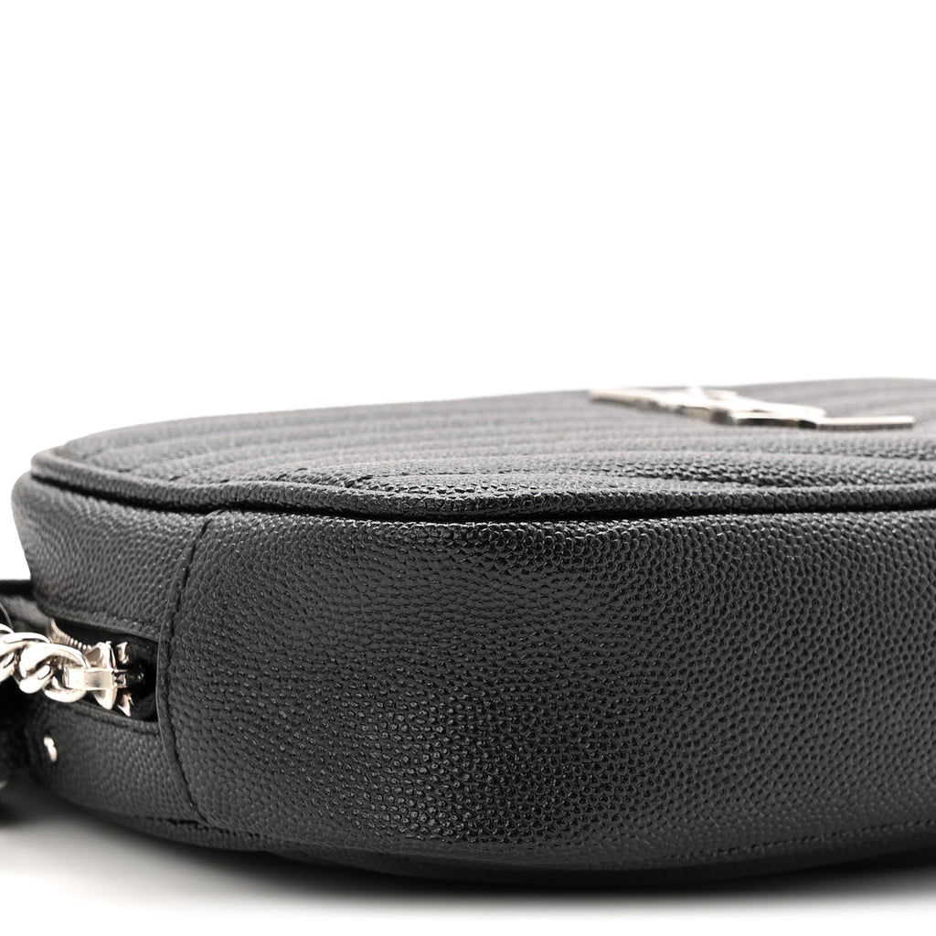 Grain De Poudre Matelasse Monogram Mini Lou Camera Bag Black