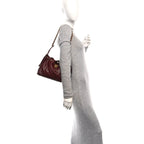 Caviar Quilted Small Chanel 25 Handbag Burgundy
