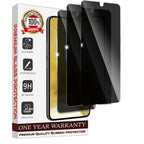 Entronix Anti-Spy Privacy Screen Protector Compatible with Galaxy S25 - 3-Piece Combo