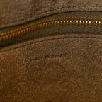 Soft Grained Calfskin Small Sangle Bucket Bag Taupe