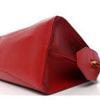 Grained Calfskin Neo Classic Gold Hardware S City Medium Red