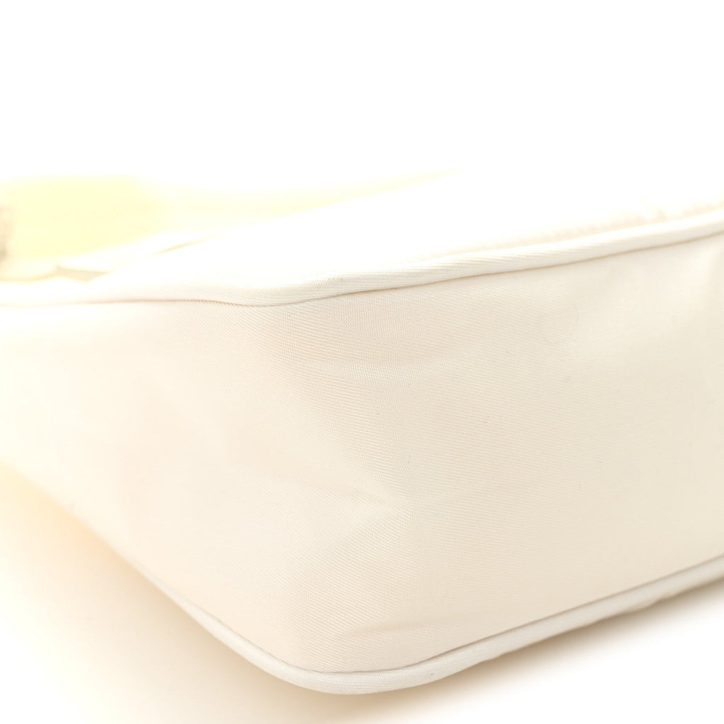 Tessuto Nylon Mini Re-Edition 2000 Bag White