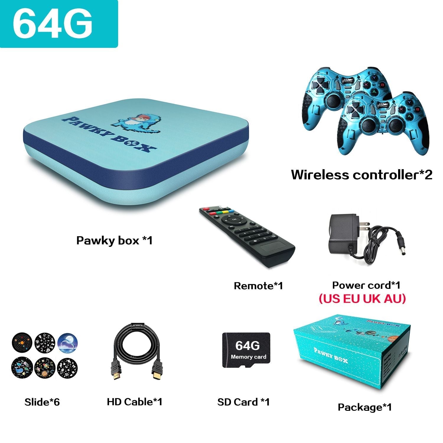 Game Console for PS1/DC/Naomi 33000+ Games Super Console WiFi Mini TV Kid Retro 4K Video Game Player