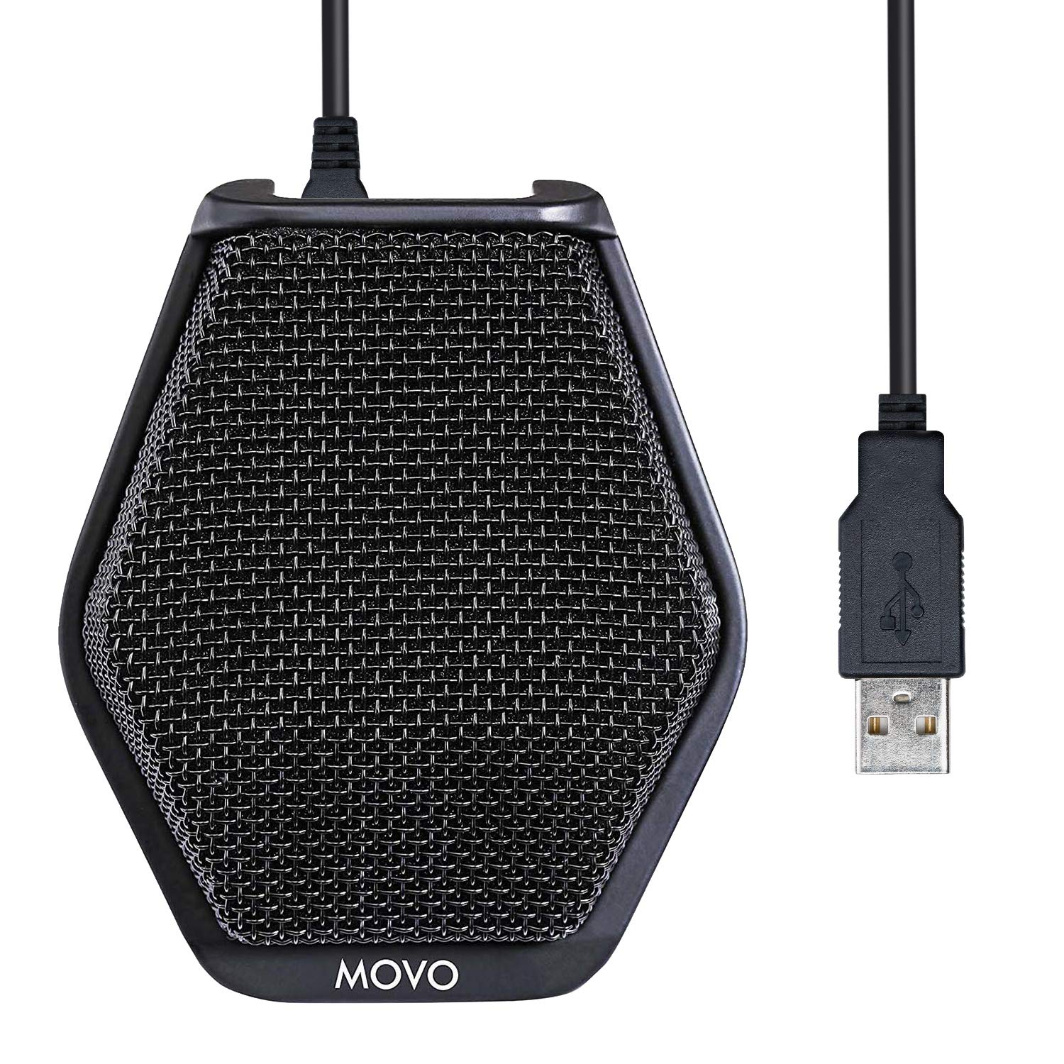 Movo MC1000 Conference USB Microphone - Long Range Desktop Mic