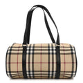 Nova Check Barrel Bag Black