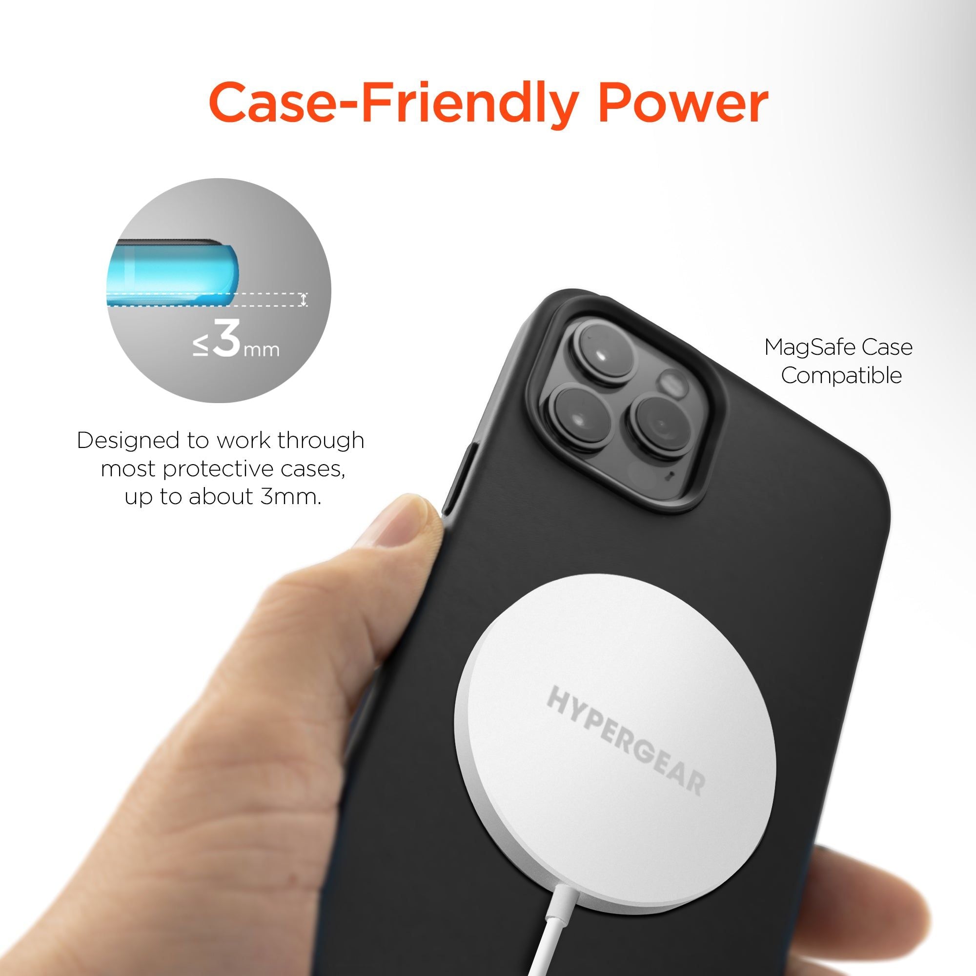 Universal Magnetic 15W Wireless Fast Charger