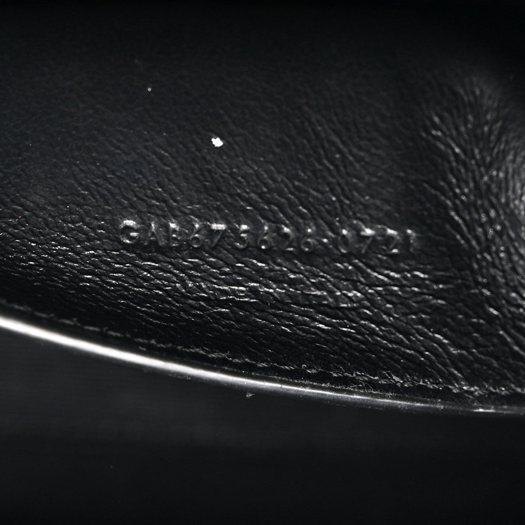 Patent Small Manhattan Shoulder Bag Black