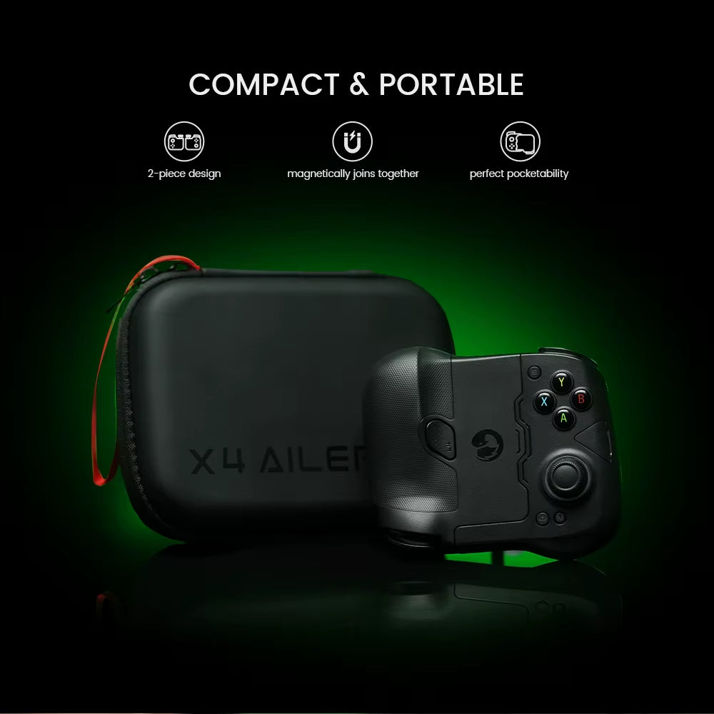 Gamesir X4 Aileron Bluetooth Mobile Game Controller with Xbox Authorization and Enhanced Features, Portable Joy-Con Design