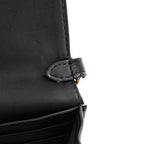 Eco Alter Nappa Perforated Logo Mini Crossbody Bag Black