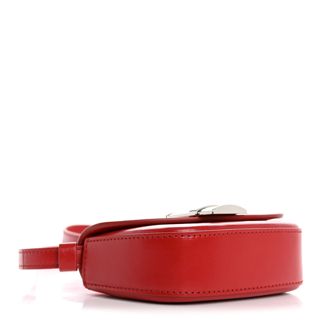Dappled Calfskin XS Fiamma Crossbody Flame Red