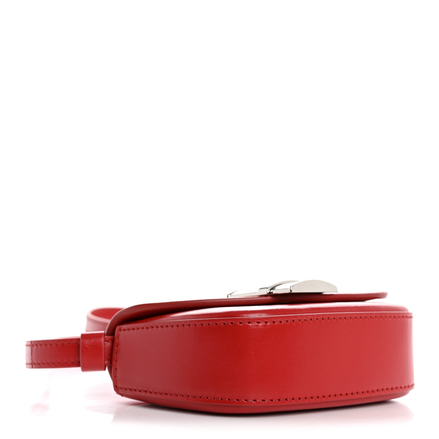 Dappled Calfskin XS Fiamma Crossbody Flame Red