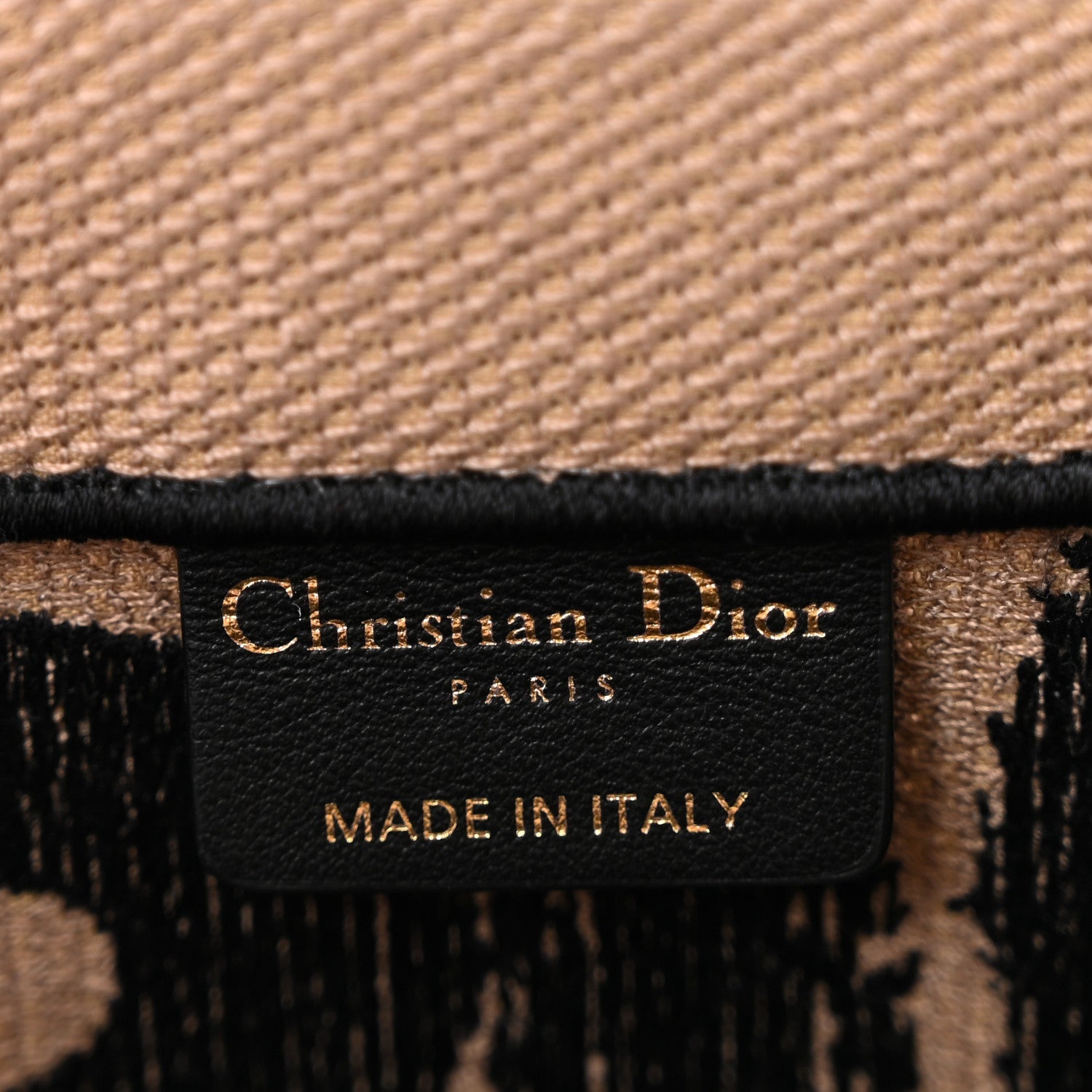 Canvas Embroidered Medium Miss Dior Graffiti Book Tote Beige Multicolor