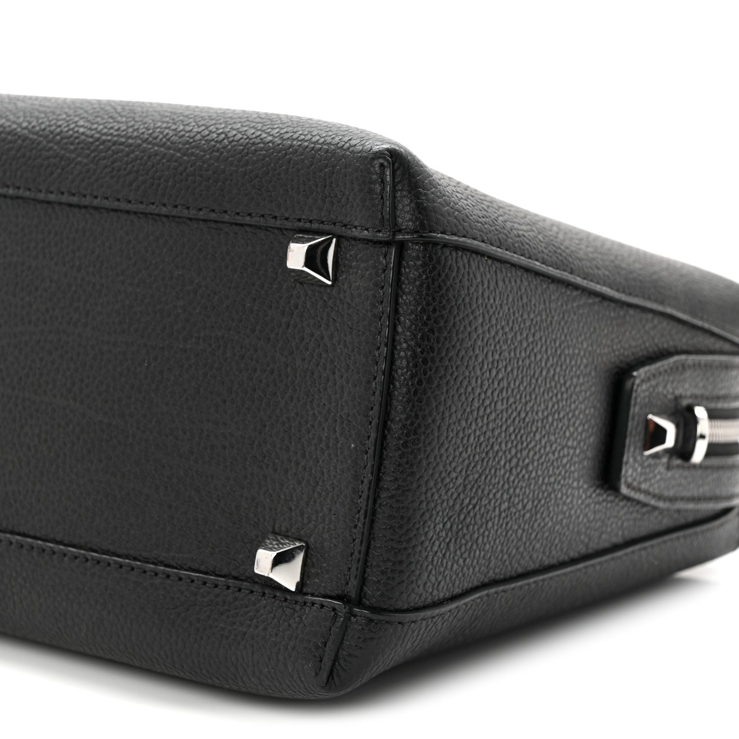 Grained Calfskin Medium Ella Boston Black