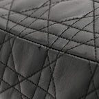 Lambskin Cannage Large Lady Dior Black