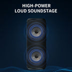 2 in 1 Portable Splittable Bluetooth Speaker, Waterproof Split Wireless Speaker Bluetooth V5.3 with 20W Loud Stereo Sound, 24H Playtime, True Wireless Pairing for Home, Outdoor or Travel