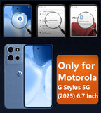 Entronix Case Compatible with Moto G Stylus 2025 - Soft-Touch Dual-Layer Sleek Cover