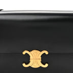Shiny Calfskin Medium Triomphe Black