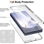 Entronix [Magnetic] Case Compatible with Galaxy Z Fold 7 - [Hard Back] Slim Clear