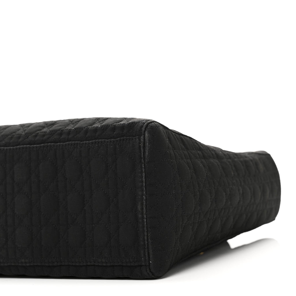 Nylon Cannage Large Lady Dior Black