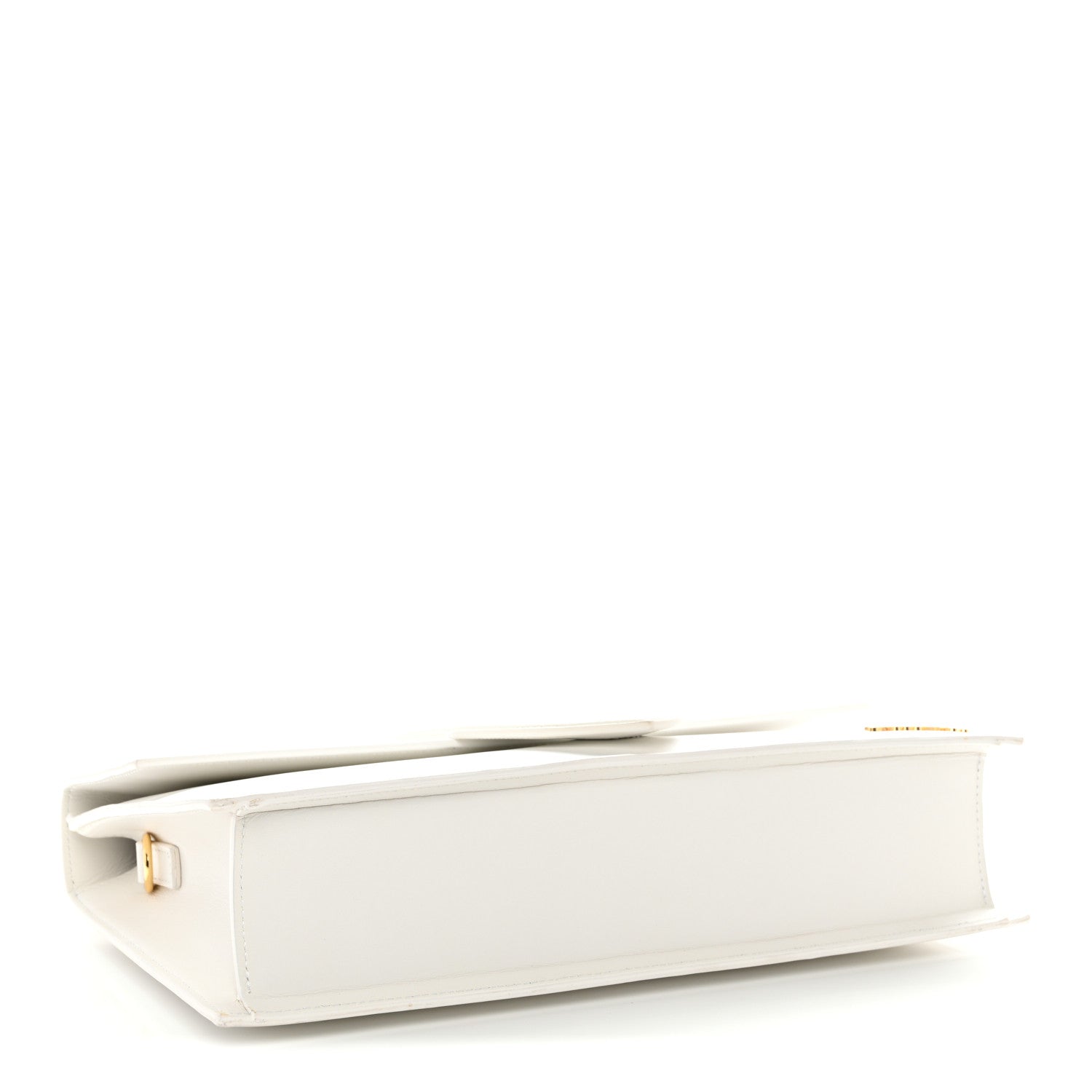 Smooth Calfskin Long Le Grand Bambino Clutch White