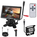 7In Screen Backup Camera System Vehicle Rear View Monitor Kit IP67 Waterproof Car Parking Reverse System with Night Vision for Car Trunk Van SUV - Cord Version