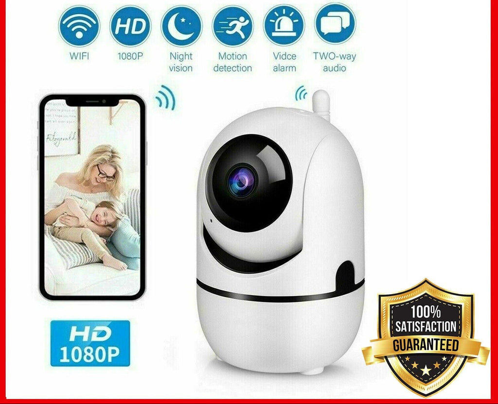 1080P WiFi Wireless Indoor Home Security Camera Night Vision Baby Pet Monitor