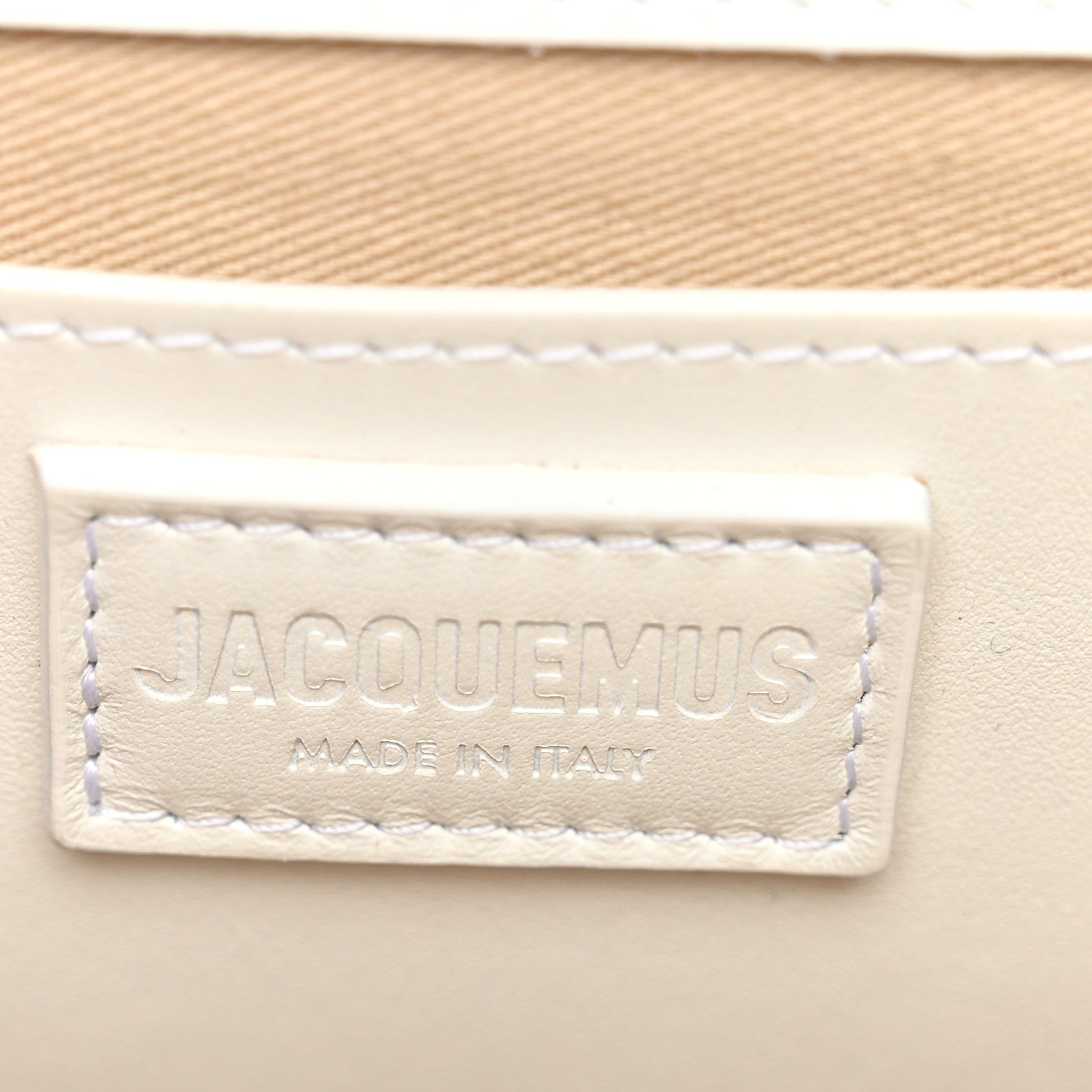 Smooth Calfskin Long Le Grand Bambino Clutch White