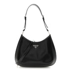 Spazzolato Cleo Adjustable Strap Shoulder Bag  Black