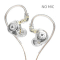 Earphones Bass Earbuds In Ear Monitor Headphones Sport Noise Cancelling HIFI Headset - No Mic