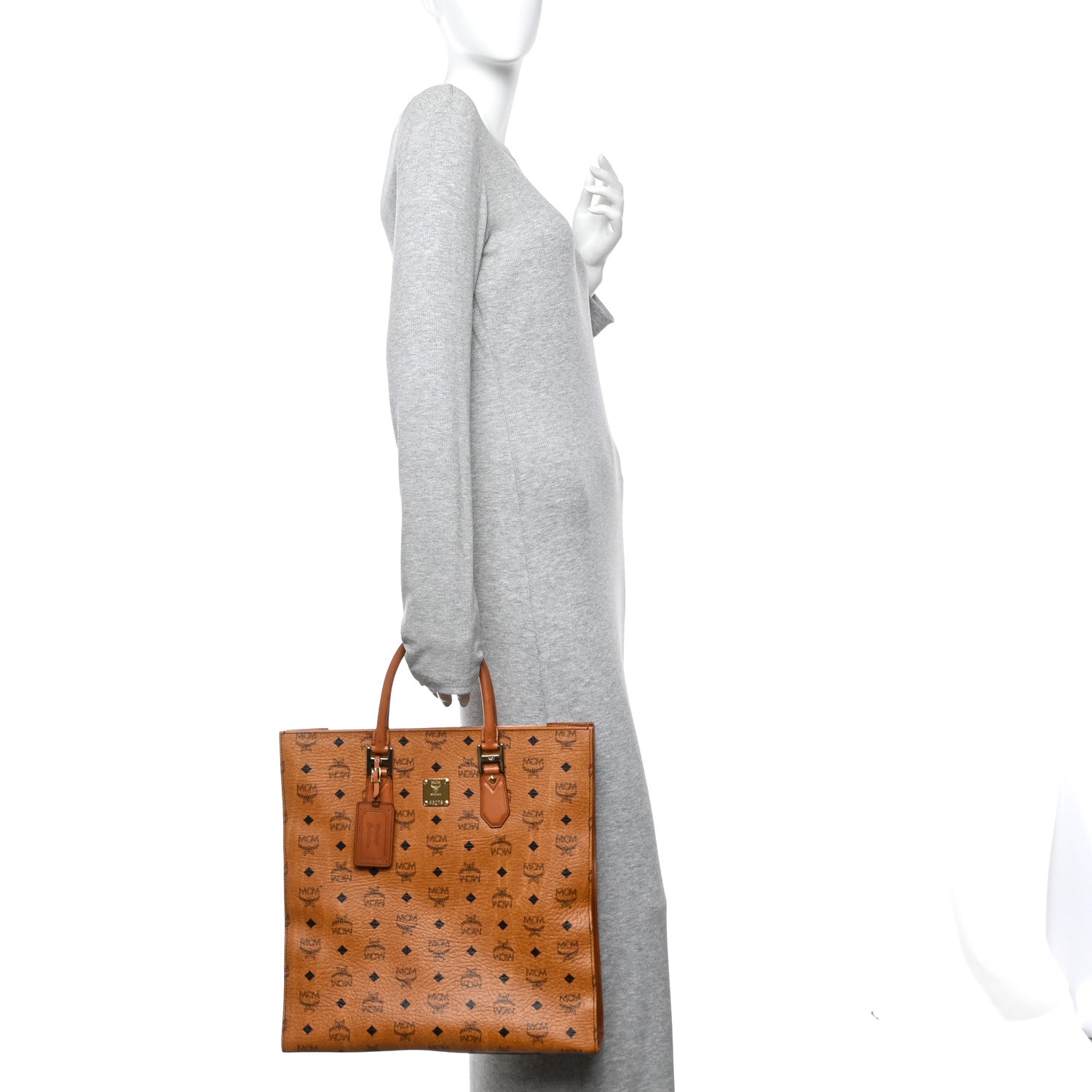 Visetos Large Munchen Tote Cognac