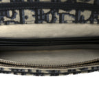 Oblique Saddle Chain Pouch Blue
