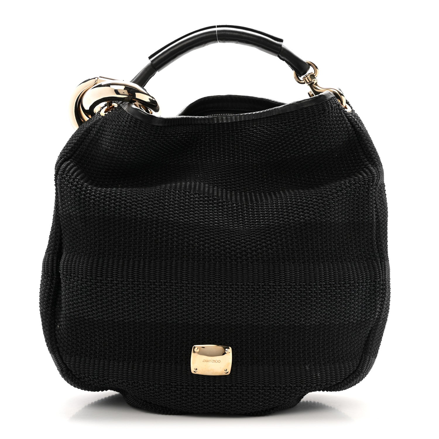 Raffia Large Sky Hobo Black