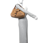 Nappa Pleated Nuvolata Spy Bone