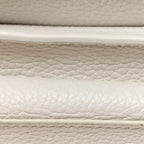 Calfskin Mount Envelope Bag White