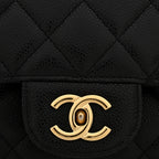 Caviar Maxi Single Flap Black