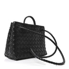 Nappa Intrecciato Small Andiamo Shoulder Bag Black