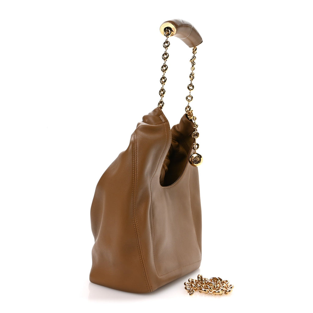 Nappa Small Squeeze Bag Oak