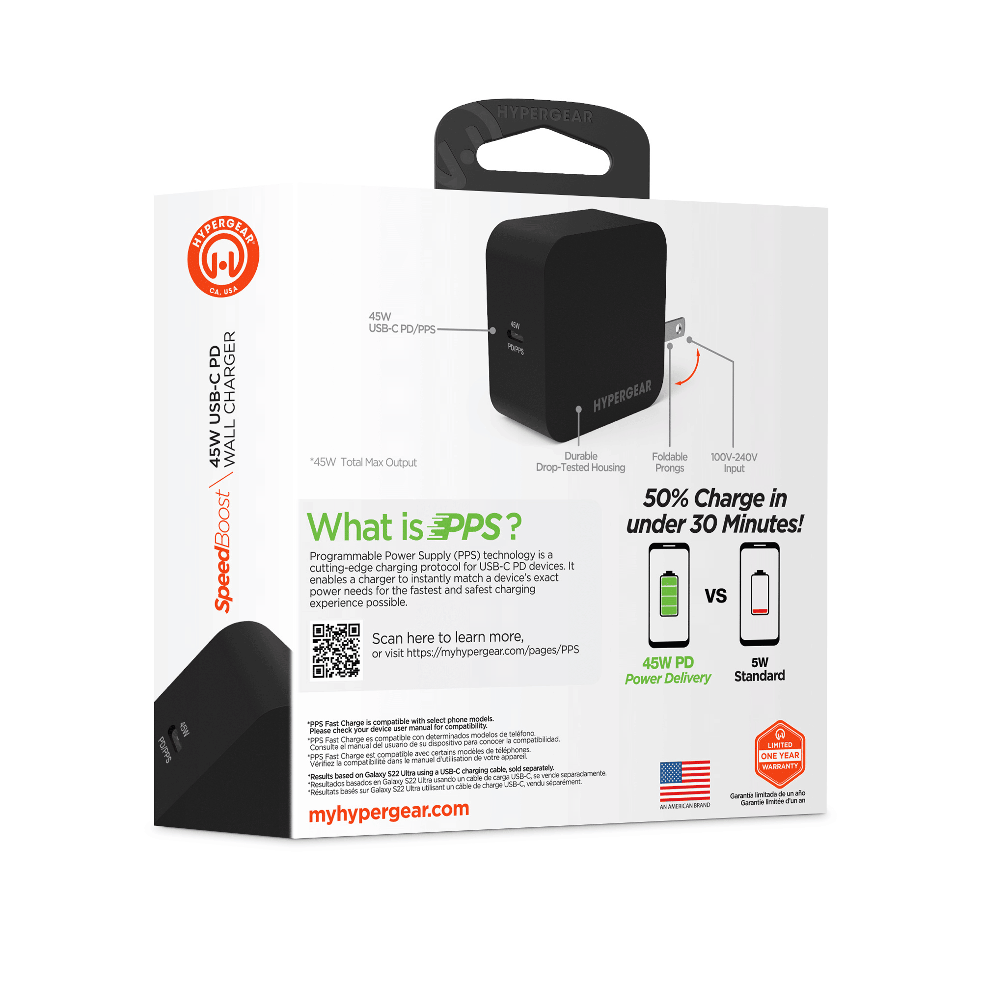 PD45W USB-C Wall Charger