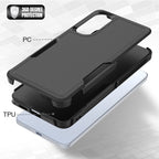 Entronix Case Compatible with Galaxy S25 Edge - Soft-Touch Dual-Layer Sleek Cover