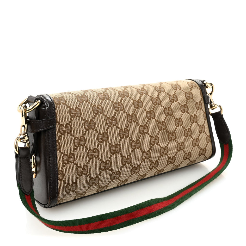 GG Monogram Small Luce Shoulder Bag Beige Ebony