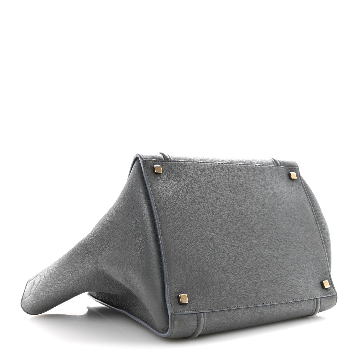 Baby Grained Calfskin Medium Phantom Luggage Kohl