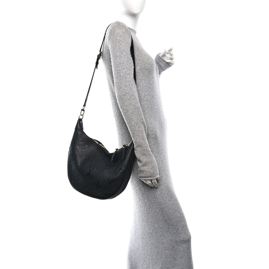 Empreinte Monogram Giant Loop Hobo Black