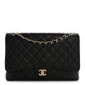 Caviar Maxi Single Flap Black